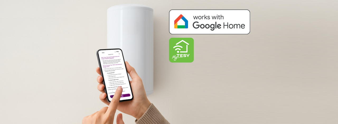 MyTesy Works with Google Home